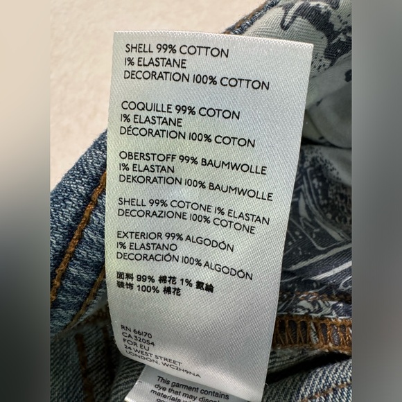 Pilcro & the Letterpress Anthropologie‎ Slim Boyfriend Denim Jeans. Women’s 27. - Picture 7 of 10